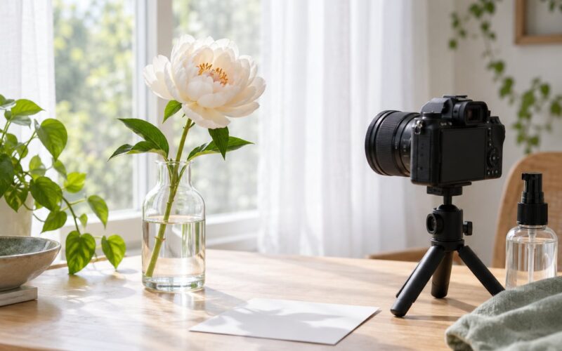 How to Photograph Flowers Indoors with Window Light (2026)