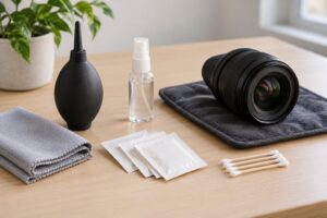 how to clean a lens without scratching it