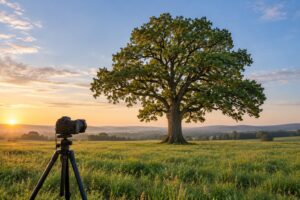 how to photograph a single tree