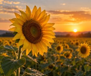 how to photograph sunflowers