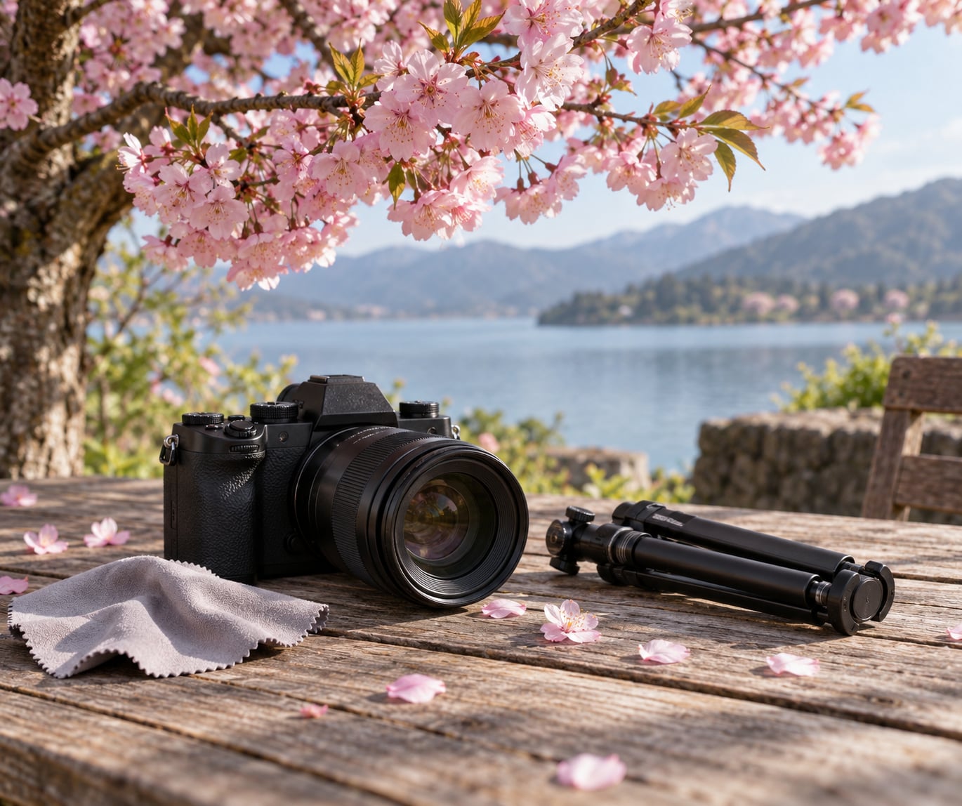 how to photograph cherry blossoms