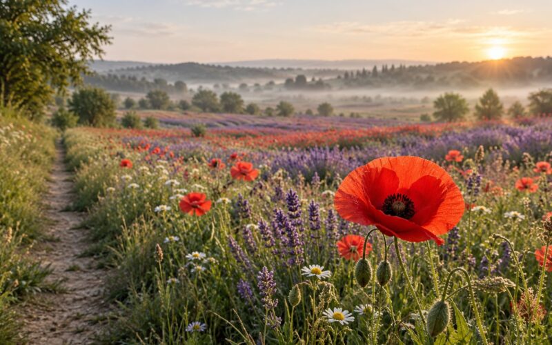 How to Photograph a Flower Field Without It Looking Cluttered 2026