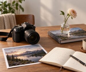 how to write a caption for a photo