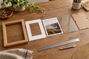how to frame and mat a photo at home