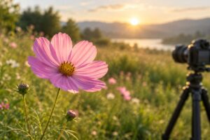 how to blur the background in flower photography