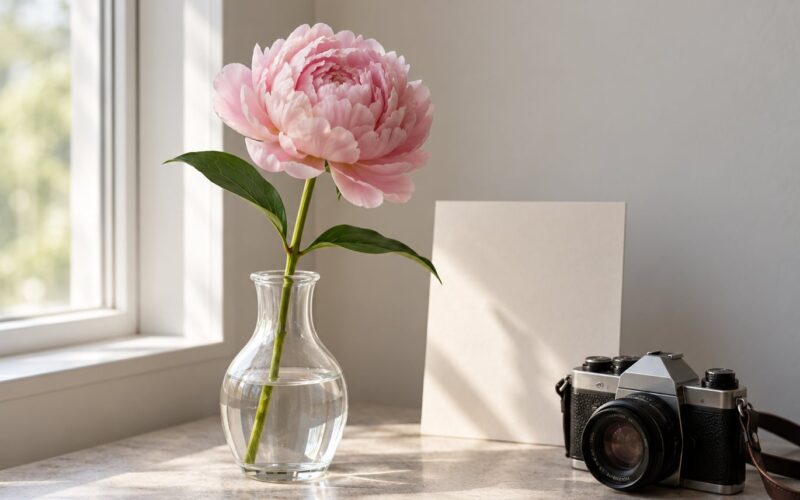 How to Photograph a Single Flower in a Vase (2026)