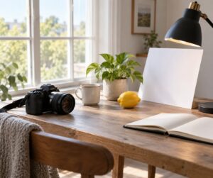 how to practice photography at home