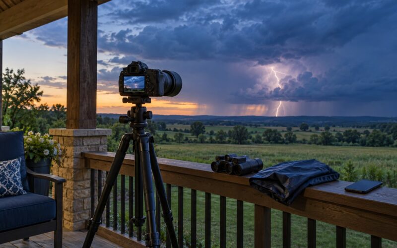 How to Photograph a Thunderstorm From a Distance Safely (2026)