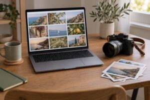 how to build a simple photo portfolio website