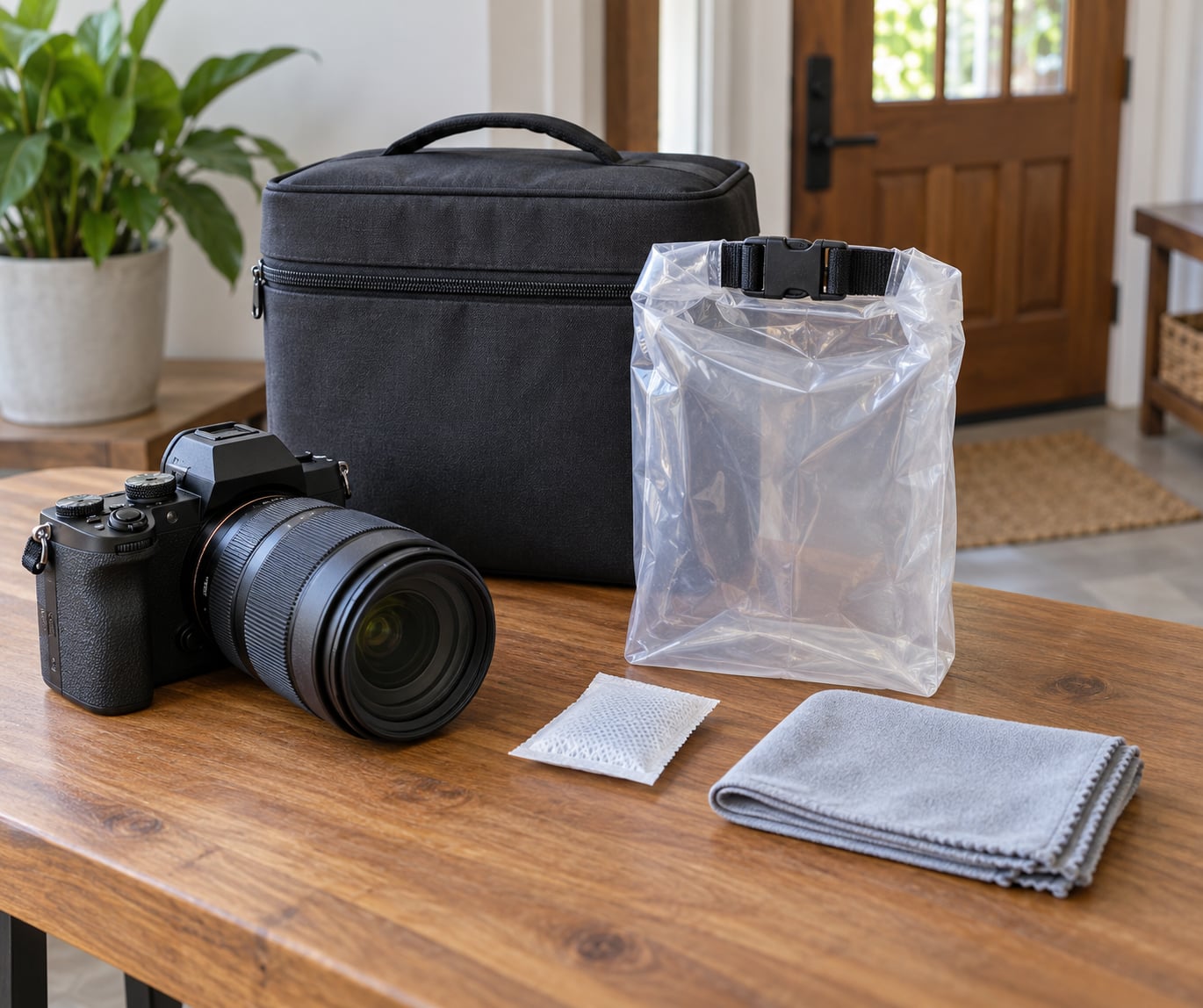 how to prevent lens fog when moving between cold and warm air