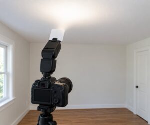 how to bounce flash off a ceiling