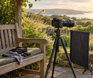 how to photograph flowers on a windy day