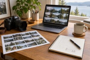 how to sequence photos in a series
