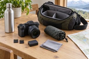 what to pack for a photo walk