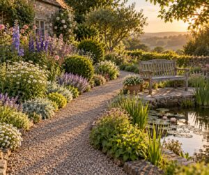 how to photograph a garden so it looks organized