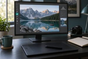 how to use the clone stamp to remove distractions