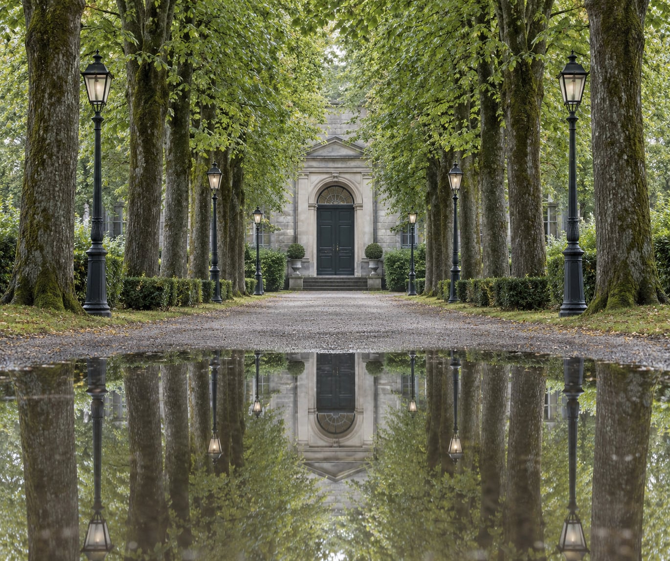 how to use symmetry in composition