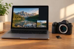 how to resize photos for the web