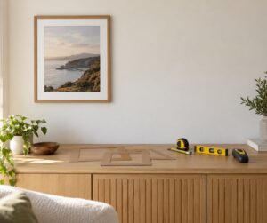 how to hang a photo gallery wall