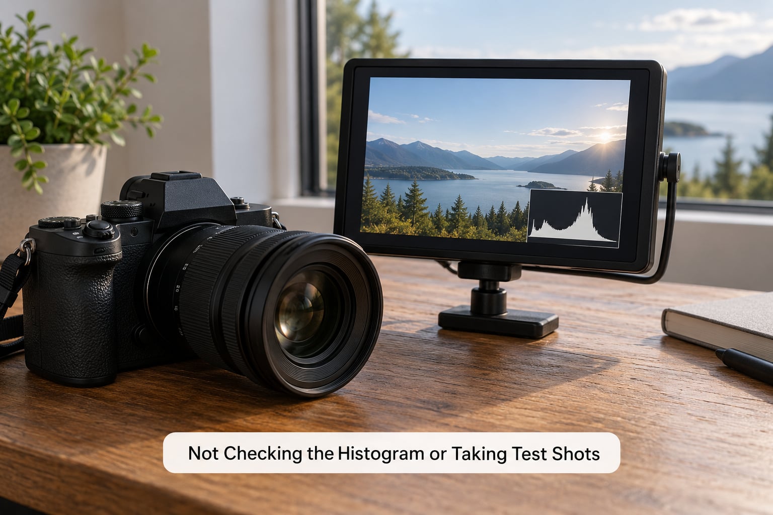 Not Checking the Histogram or Taking Test Shots