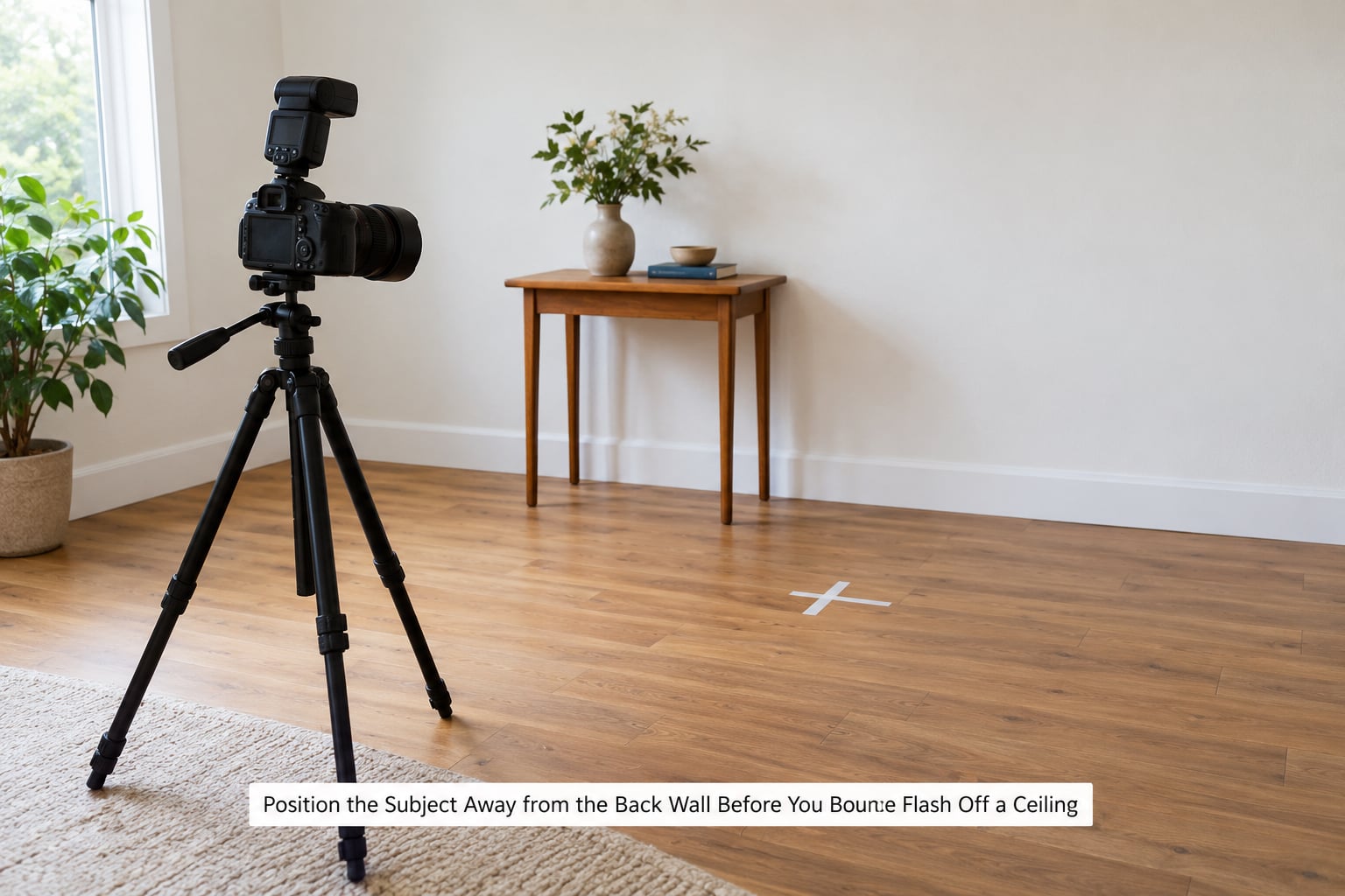 Position the Subject Away from the Back Wall Before You Bounce Flash Off a Ceiling