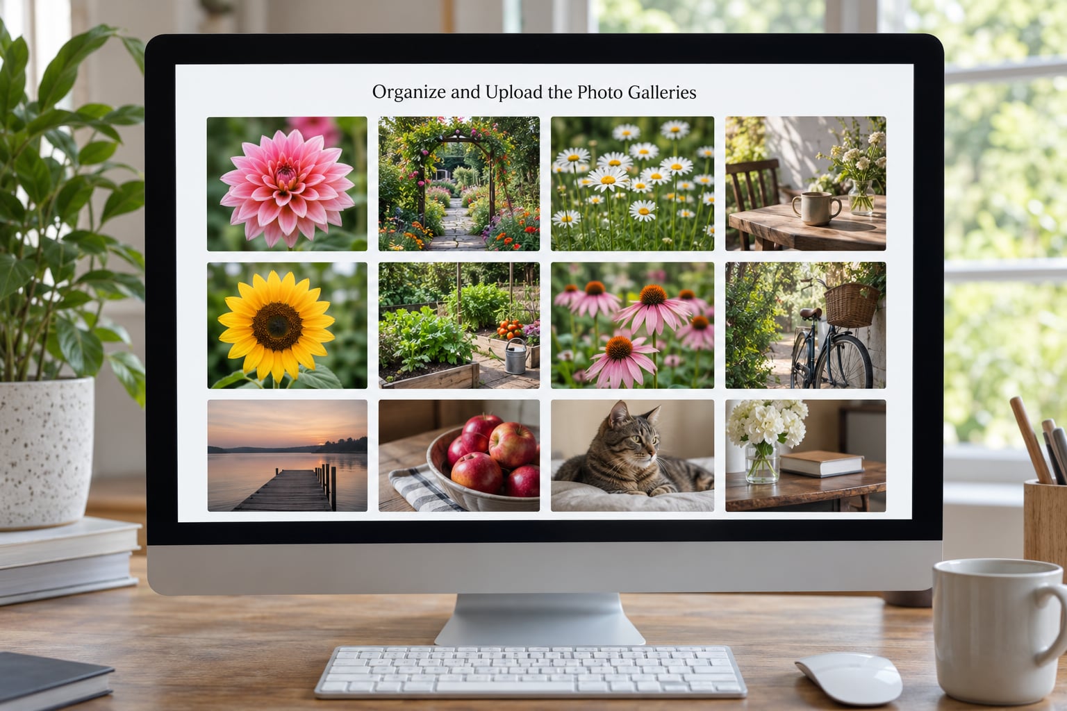 Organize and Upload the Photo Galleries