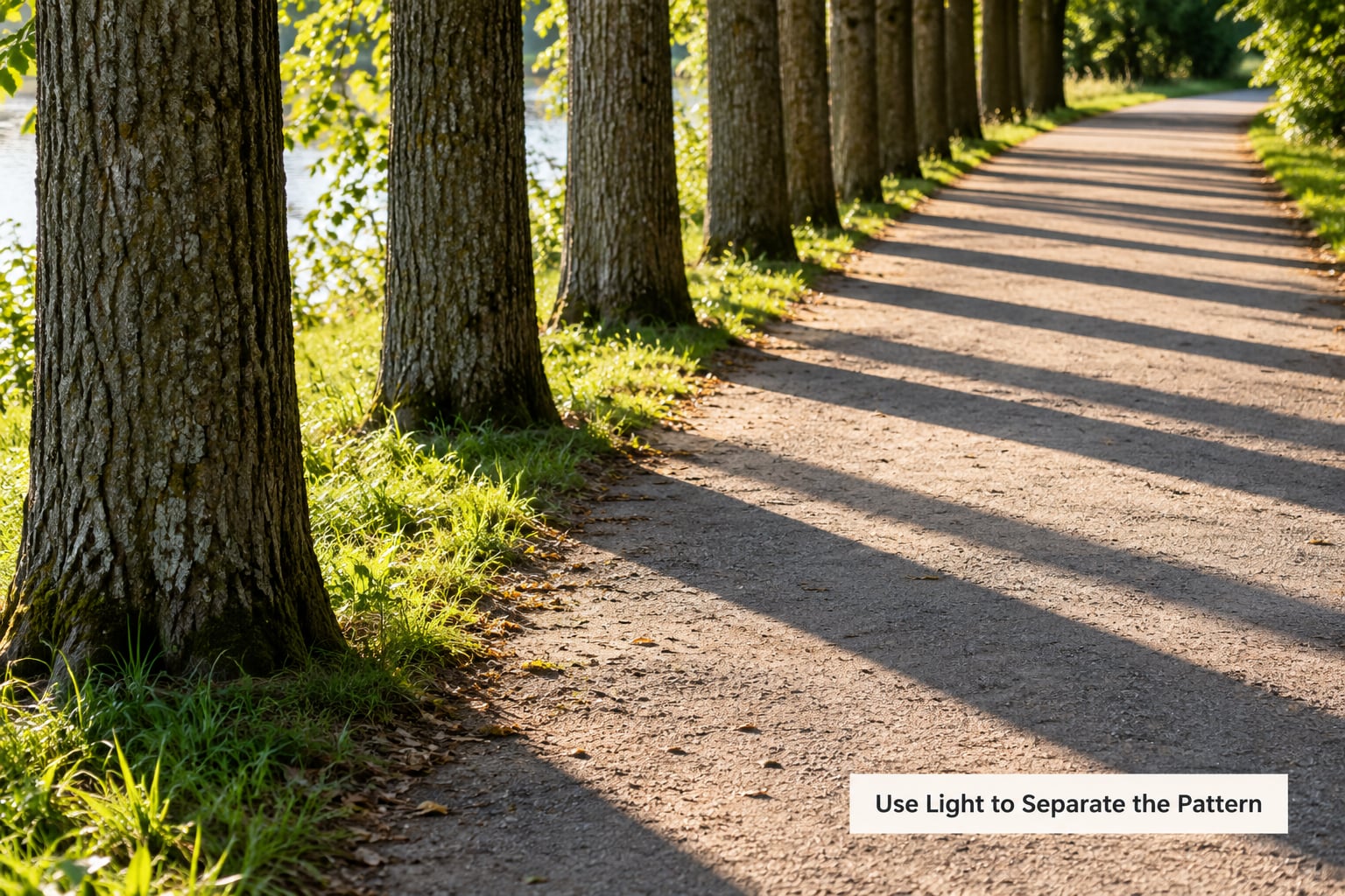 Use Light to Separate the Pattern