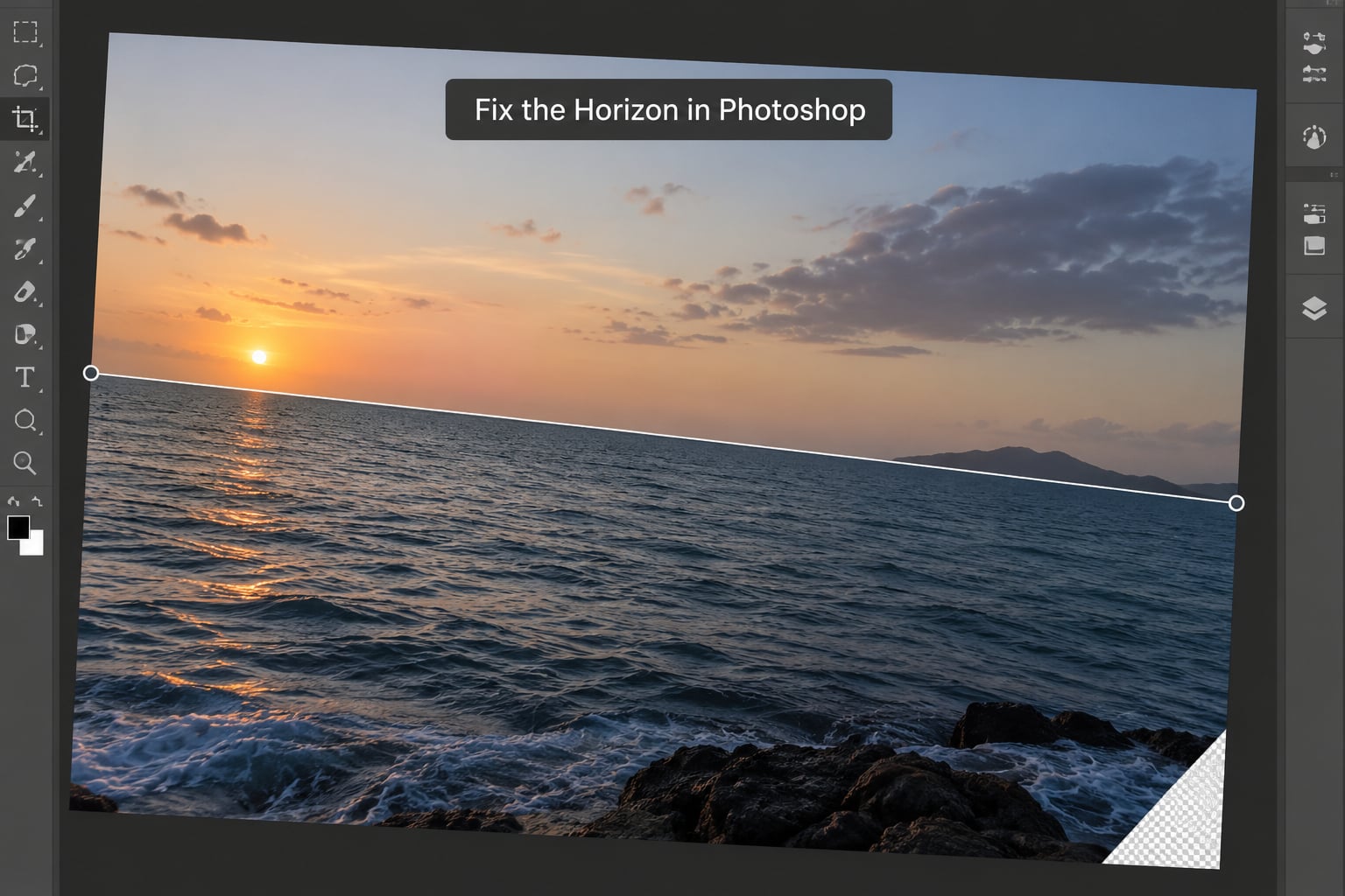 Fix the Horizon in Photoshop