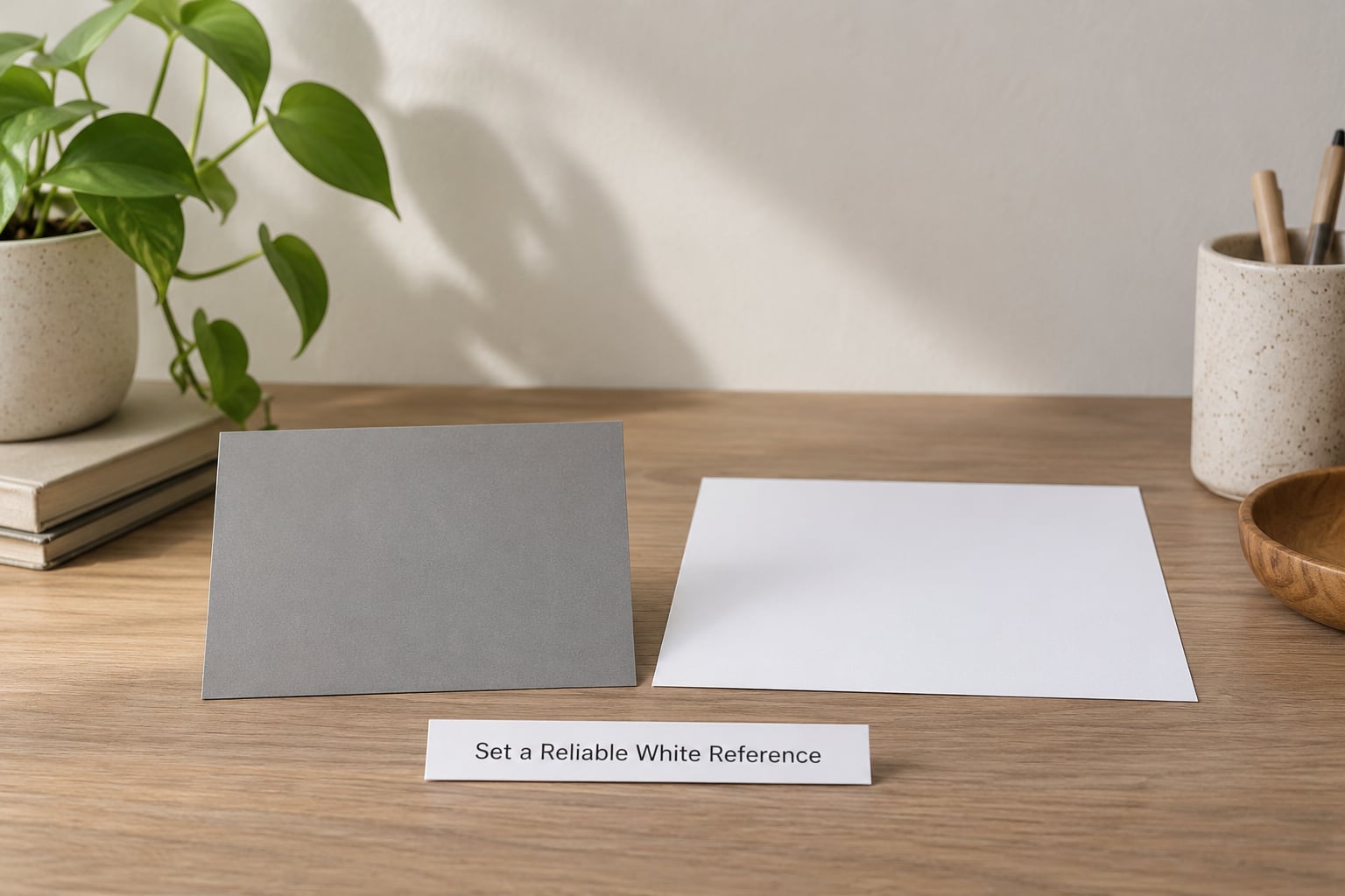 Set a Reliable White Reference