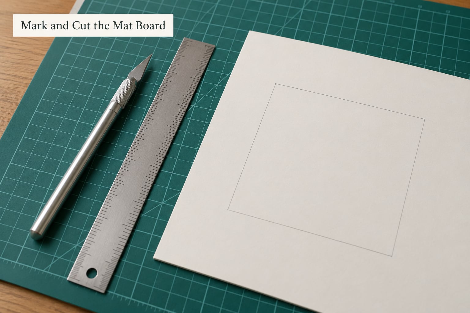 Mark and Cut the Mat Board