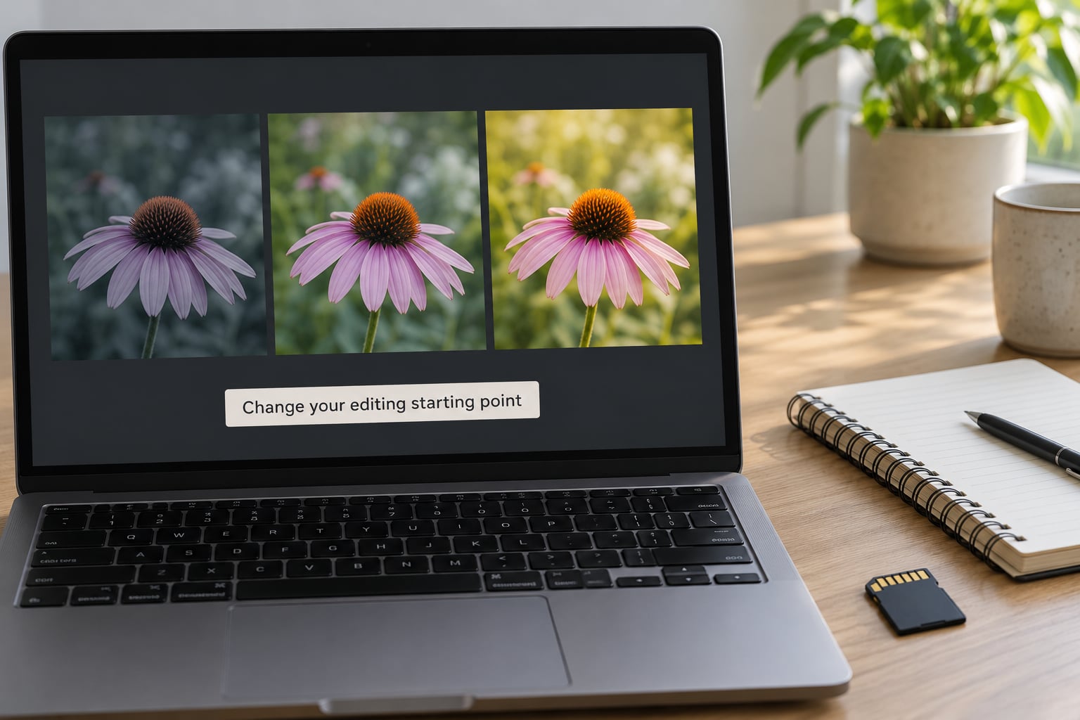 Change your editing starting point