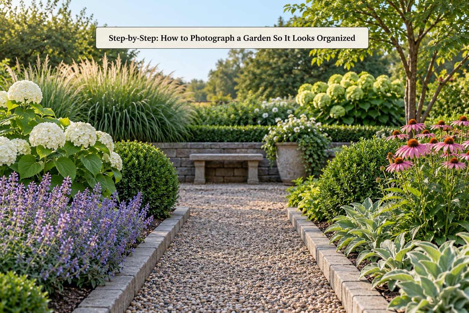 Step-by-Step: How to Photograph a Garden So It Looks Organized