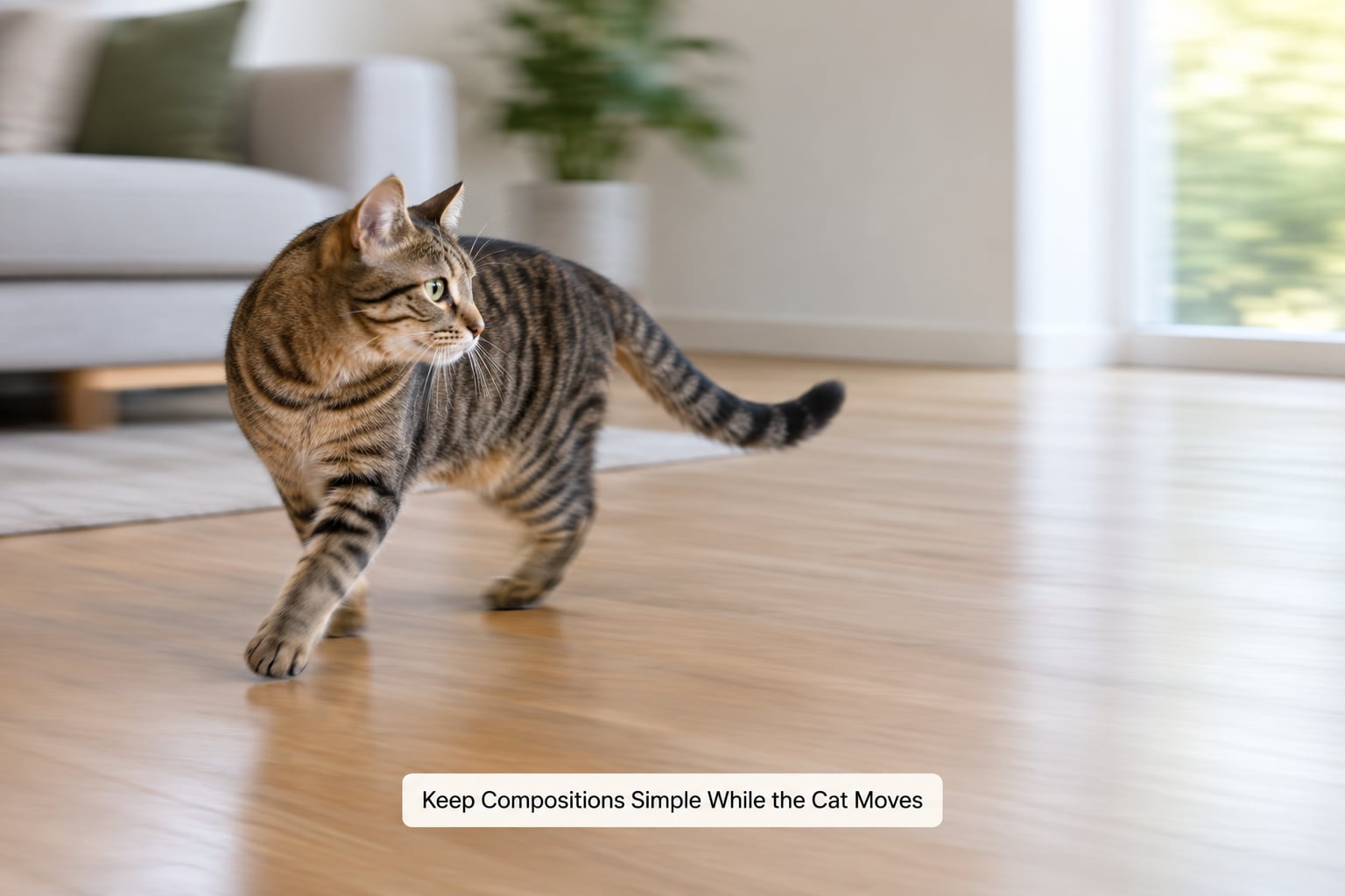 Keep Compositions Simple While the Cat Moves