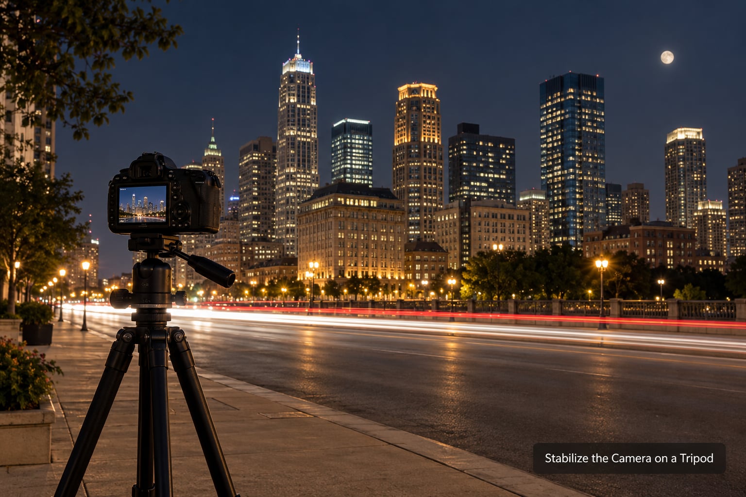 Stabilize the Camera on a Tripod
