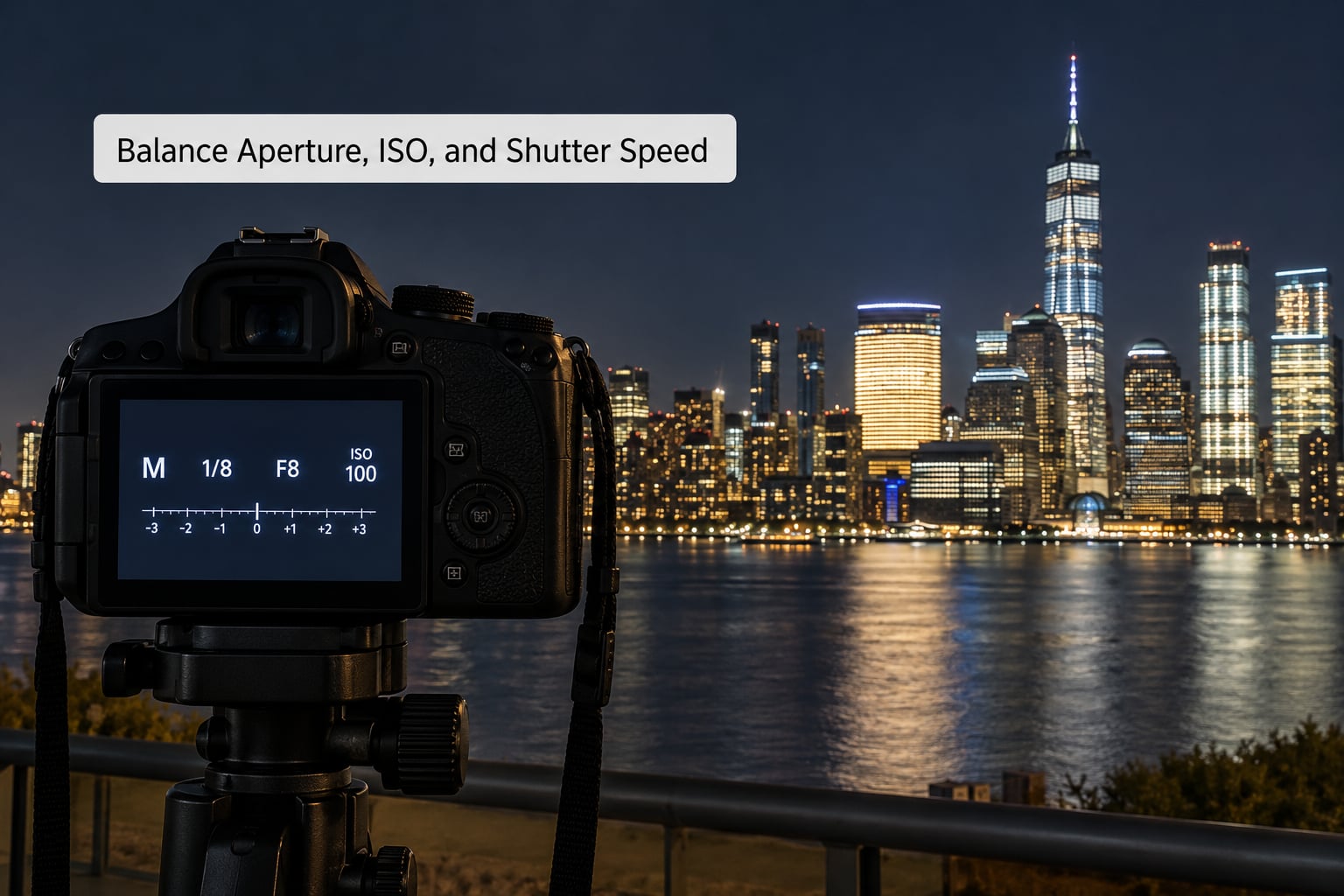 Balance Aperture, ISO, and Shutter Speed