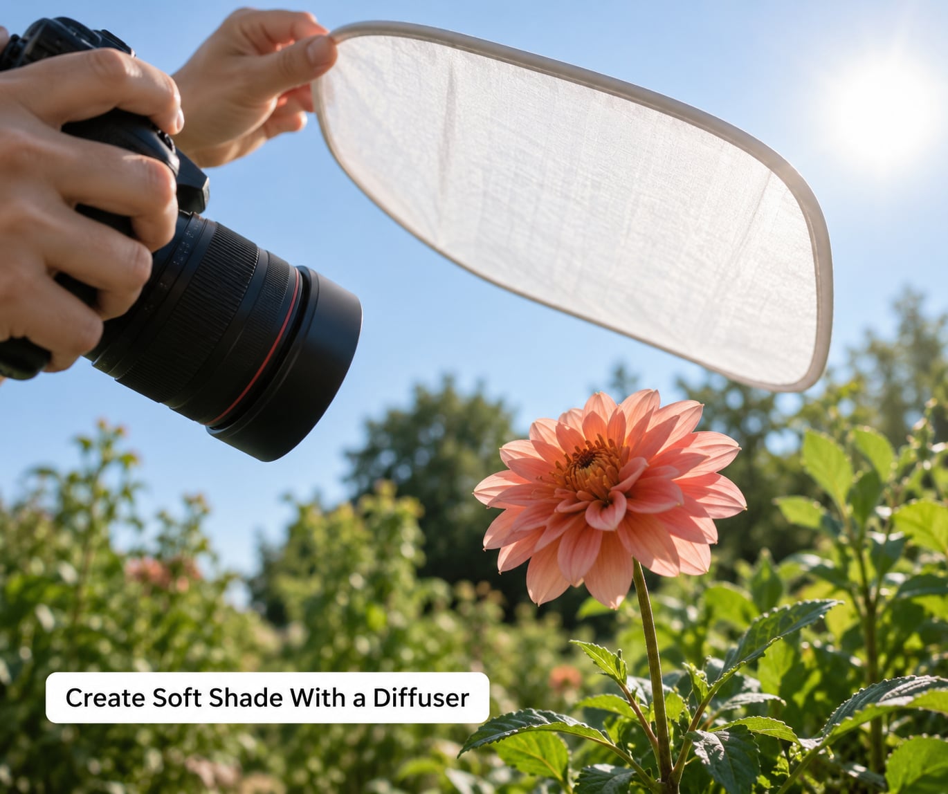 Create Soft Shade With a Diffuser