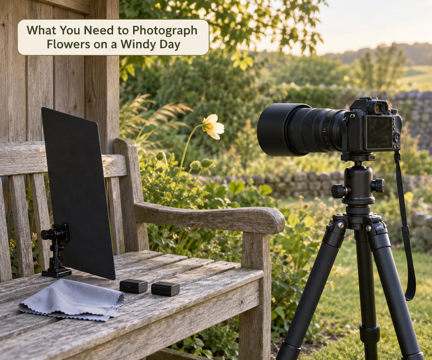 What You Need to Photograph Flowers on a Windy Day