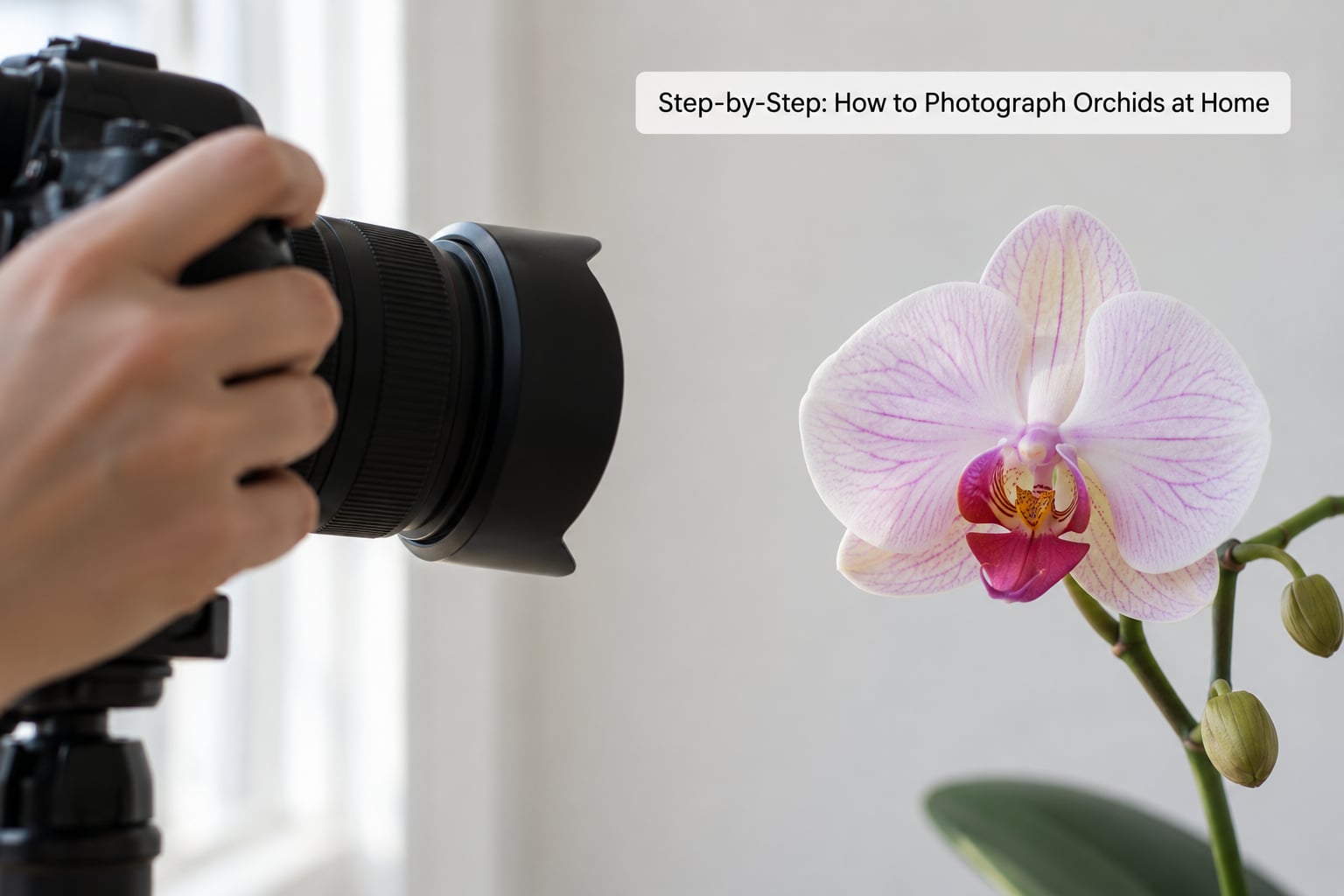 Step-by-Step: How to Photograph Orchids at Home