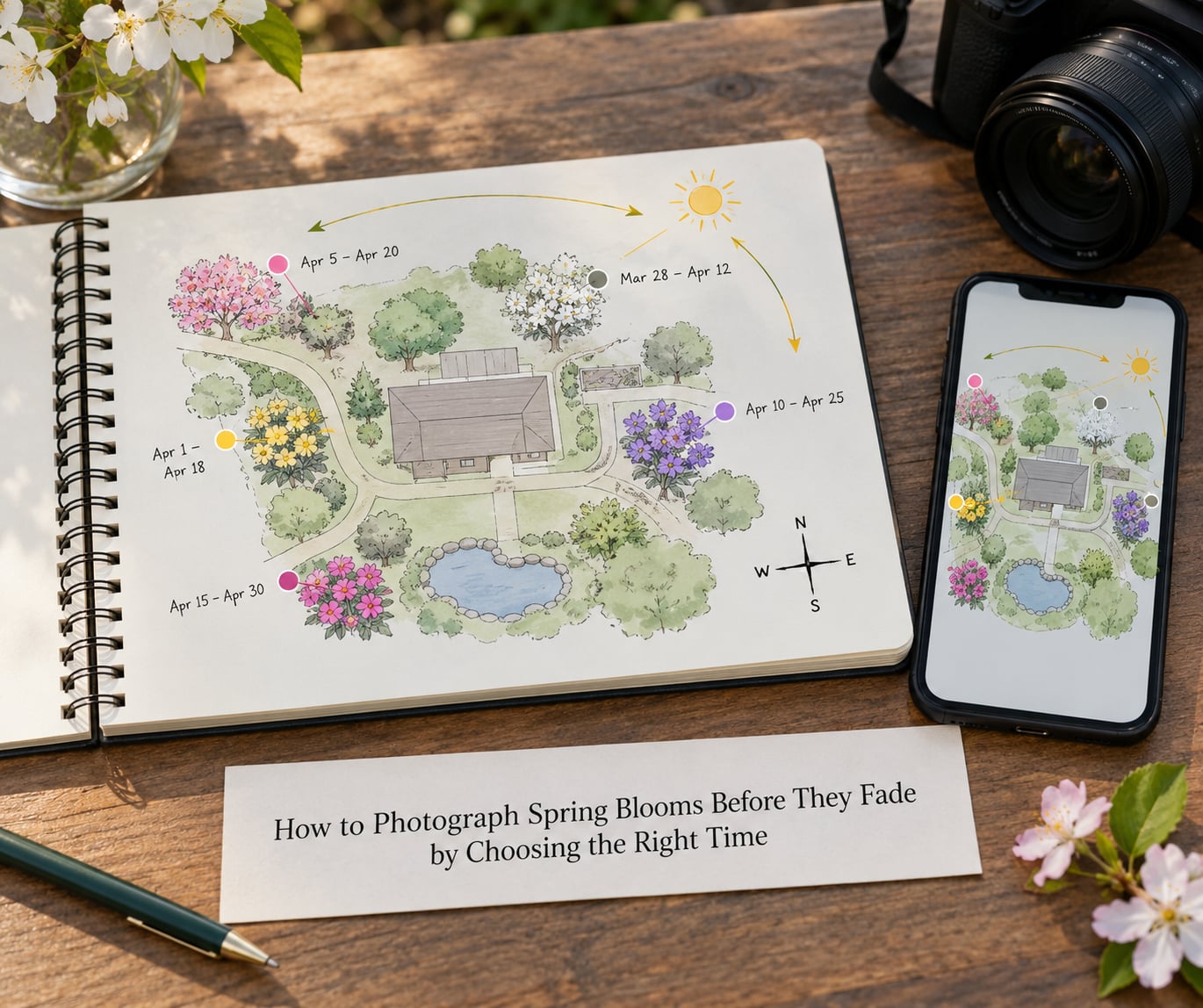 How to Photograph Spring Blooms Before They Fade by Choosing the Right Time