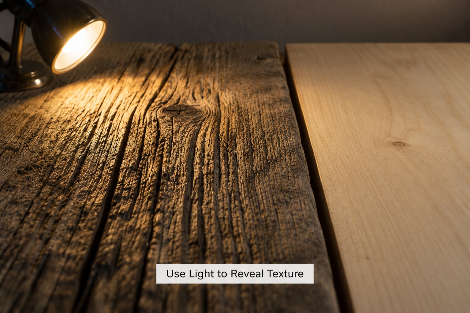 Use Light to Reveal Texture