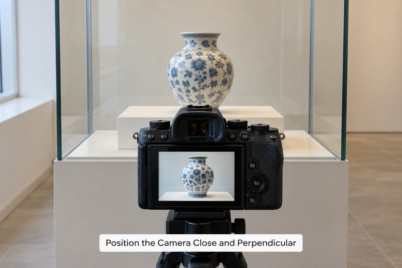 Position the Camera Close and Perpendicular