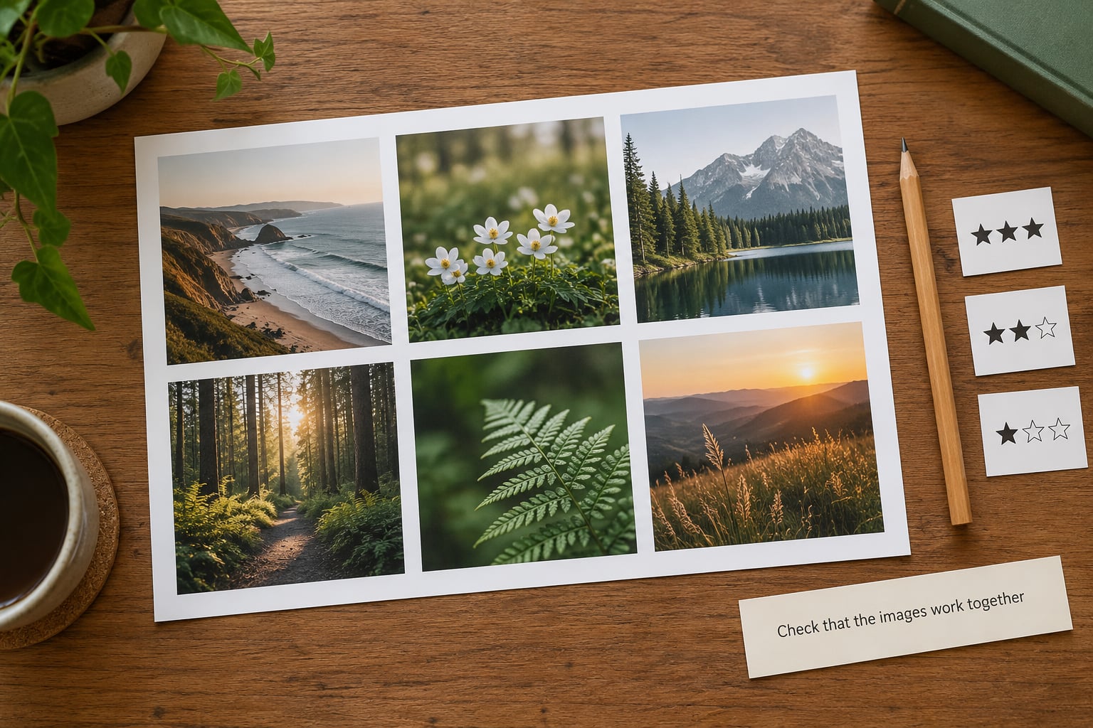 Check that the images work together