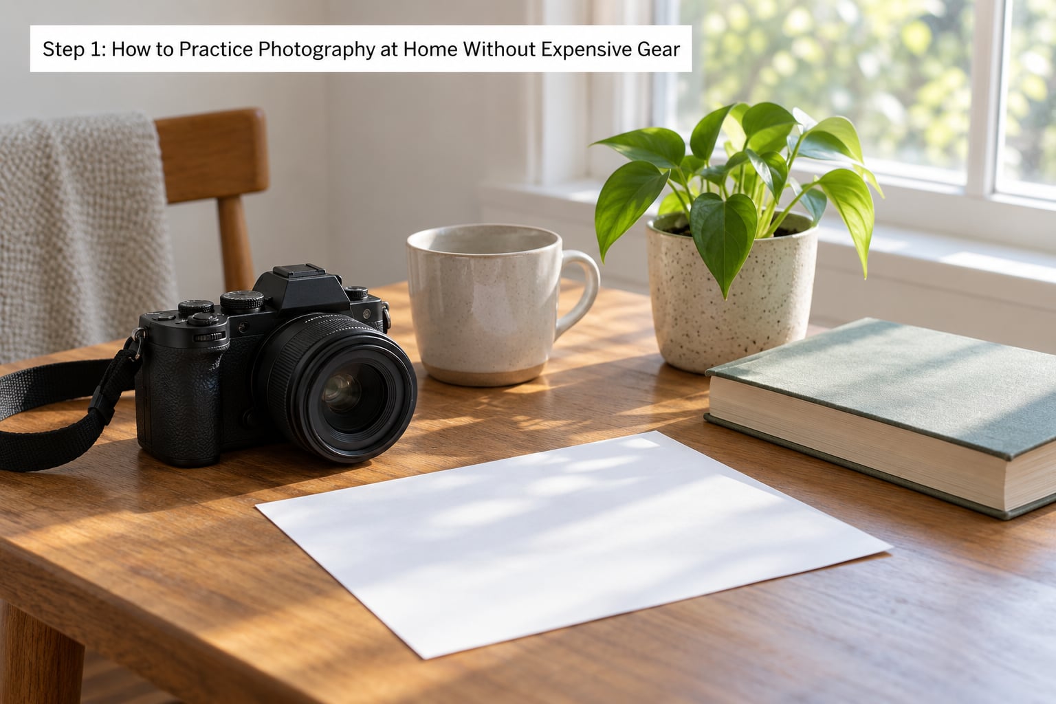 Step 1: How to Practice Photography at Home Without Expensive Gear