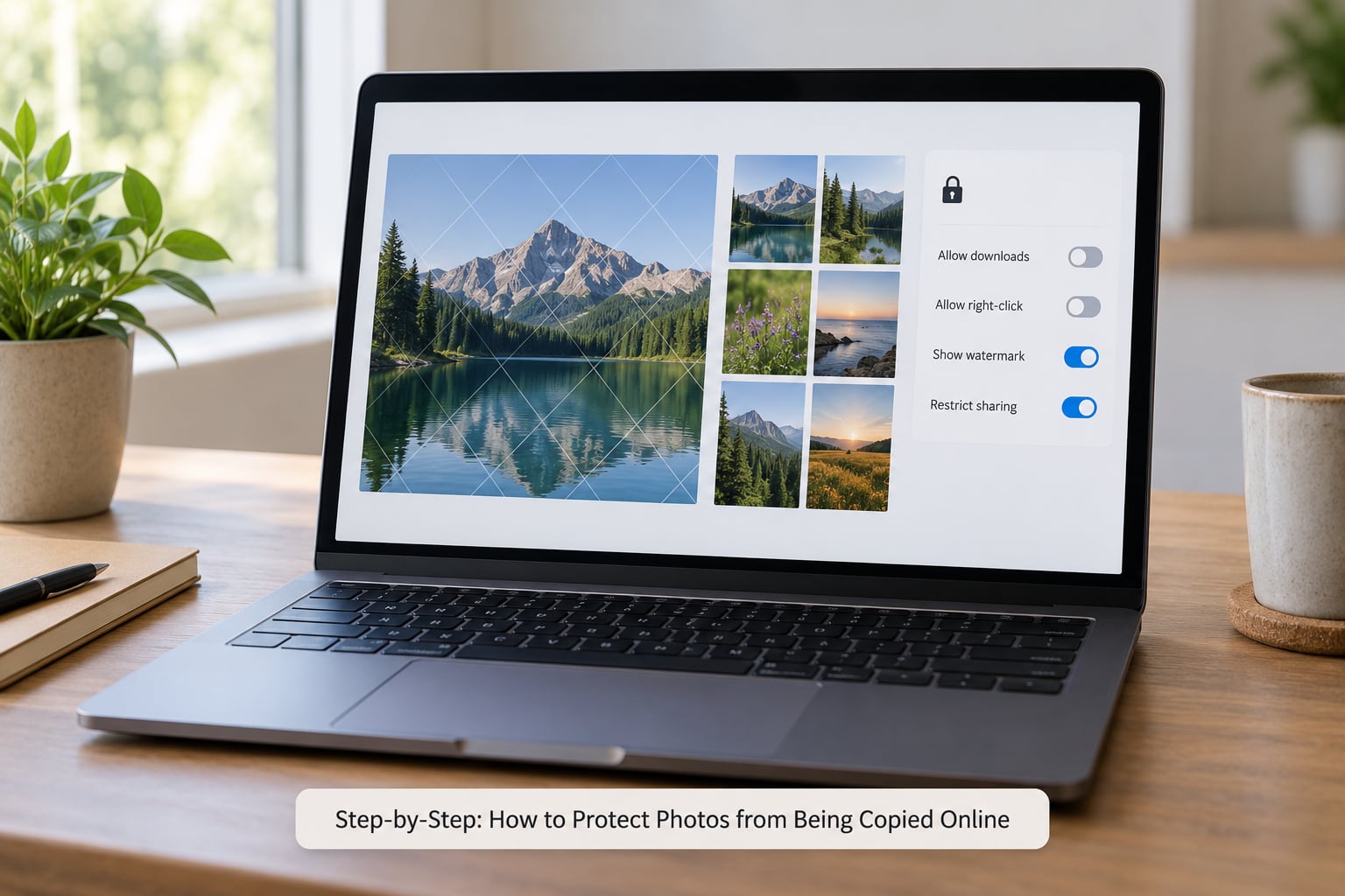 Step-by-Step: How to Protect Photos from Being Copied Online