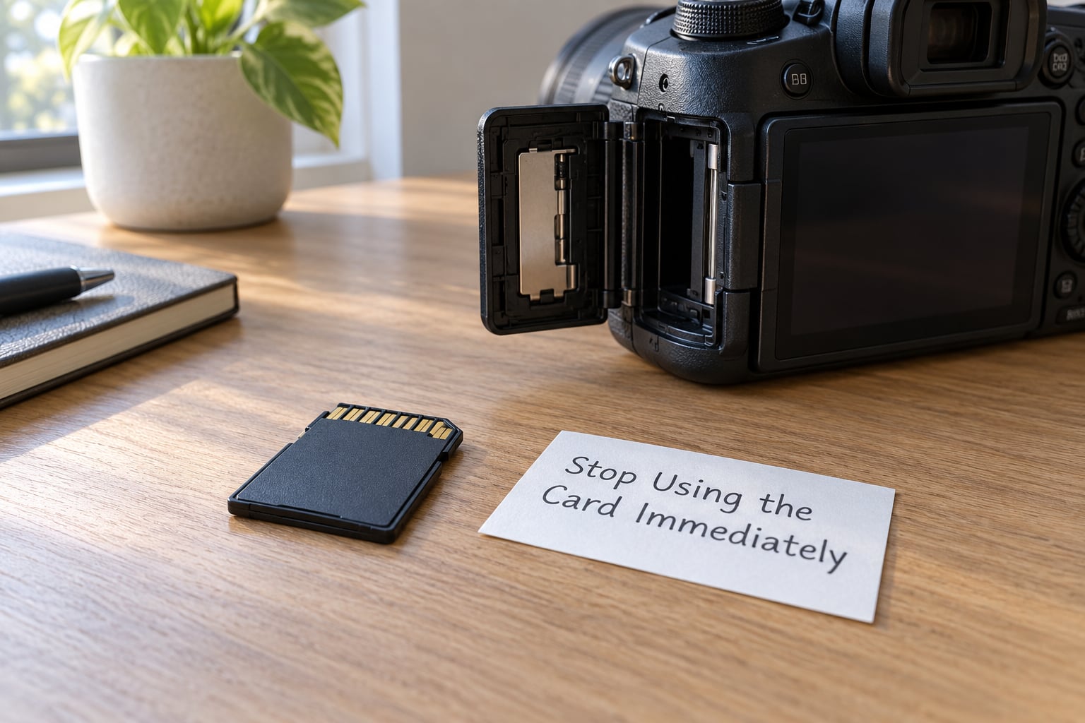 Stop Using the Card Immediately