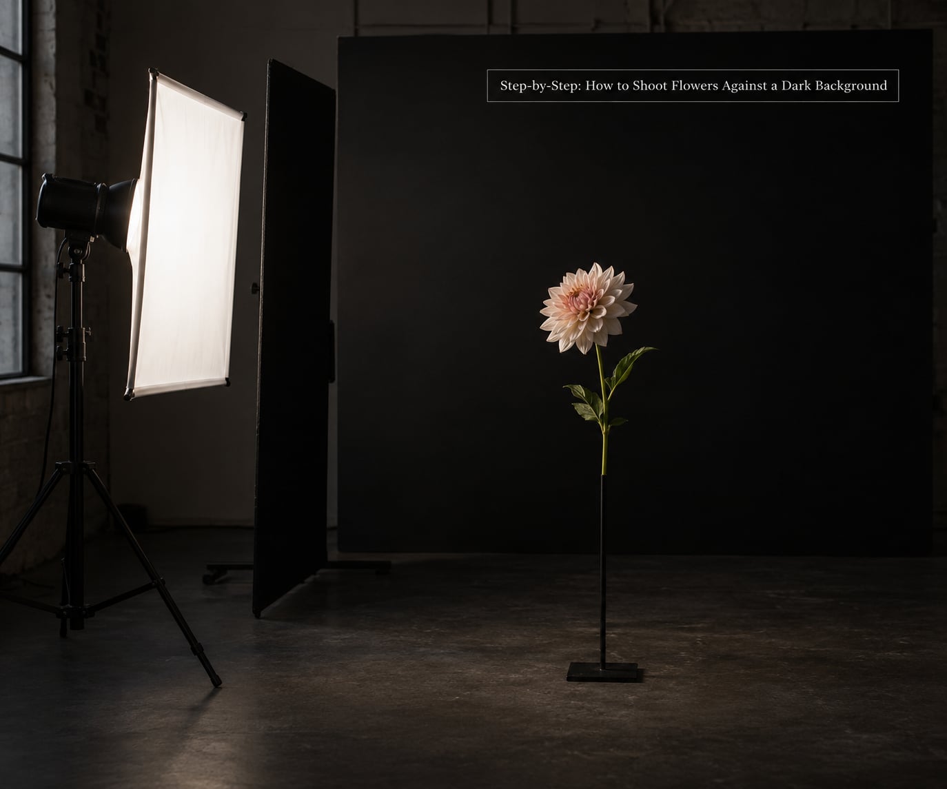 Step-by-Step: How to Shoot Flowers Against a Dark Background