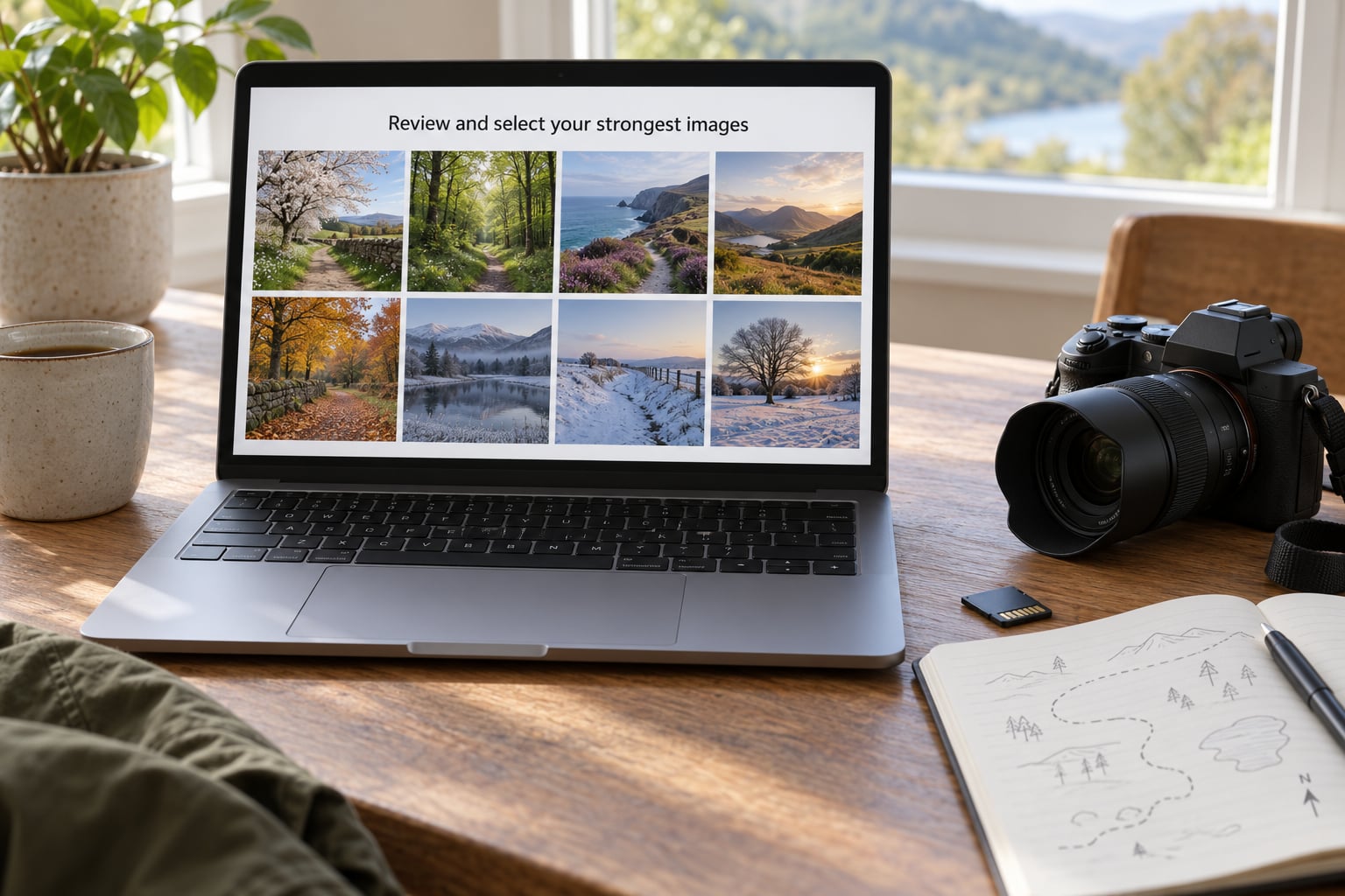 Review and select your strongest images
