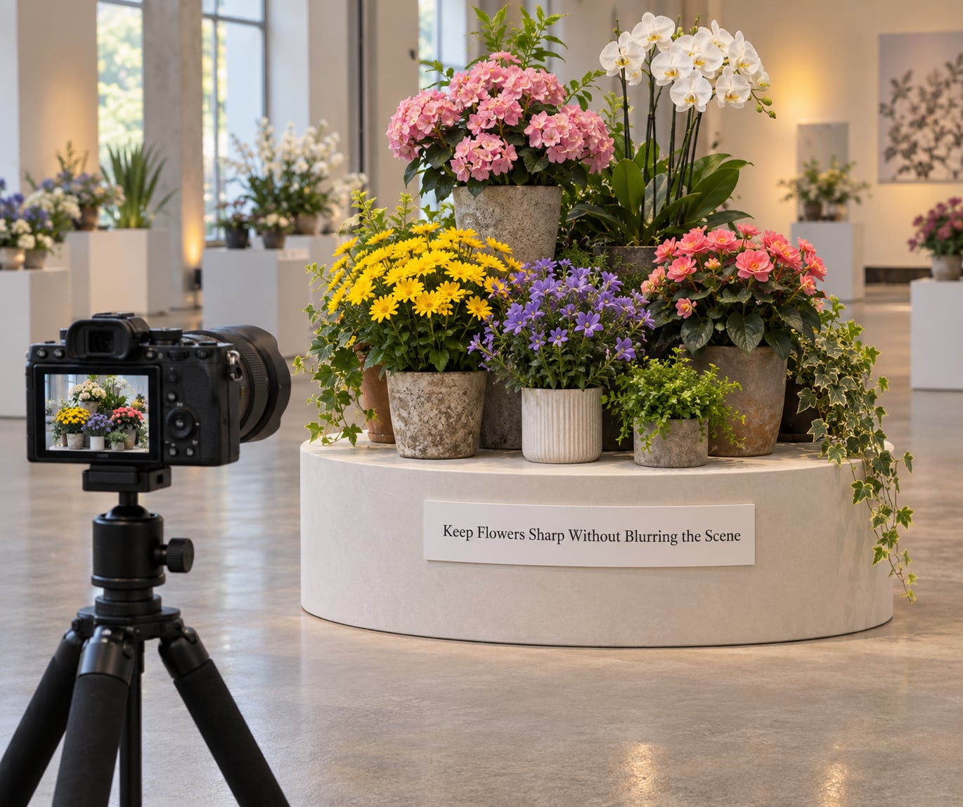 Keep Flowers Sharp Without Blurring the Scene