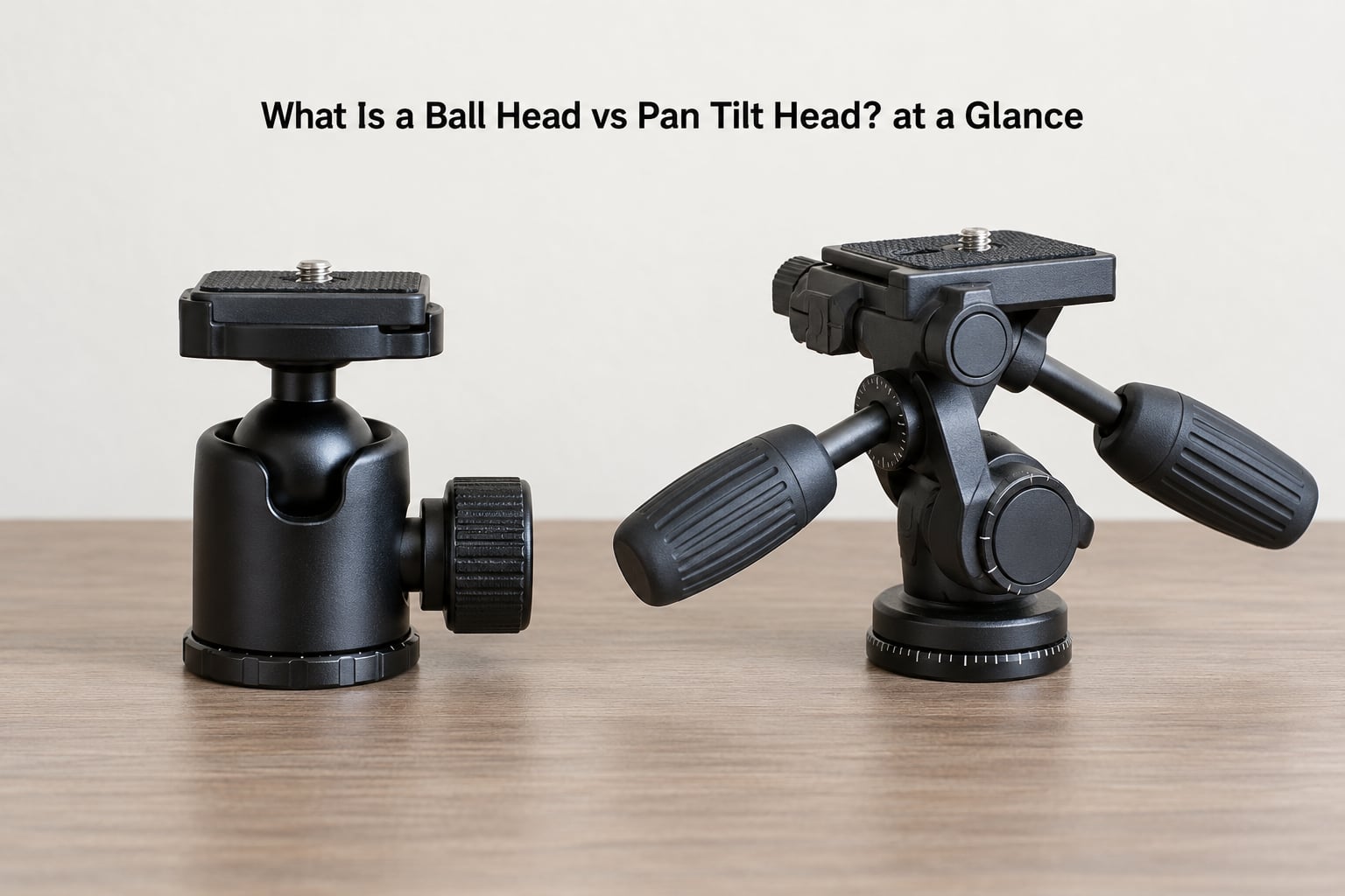 What Is a Ball Head vs Pan Tilt Head? at a Glance