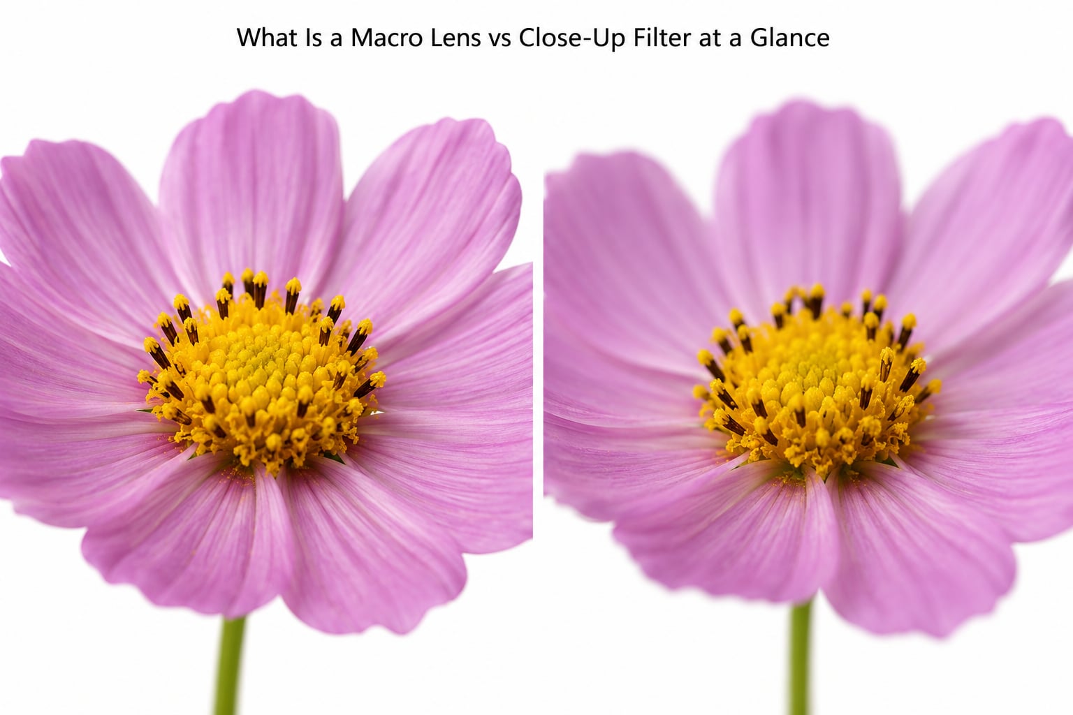 What Is a Macro Lens vs Close-Up Filter at a Glance